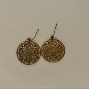 American Eagle Outfitters Gold Filigree Earrings